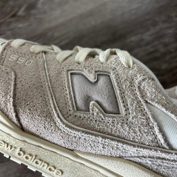 Aimé Leon Dore x New Balance 550 Vintage Grey‎ Suede Sneakers 8.5 Retro Low EUC - Picture 16 of 16